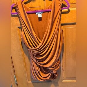 Randolph Duke Ruched Drape Top